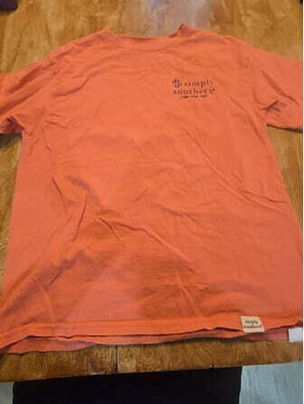 Coral Simply southern Shirt, 8 G